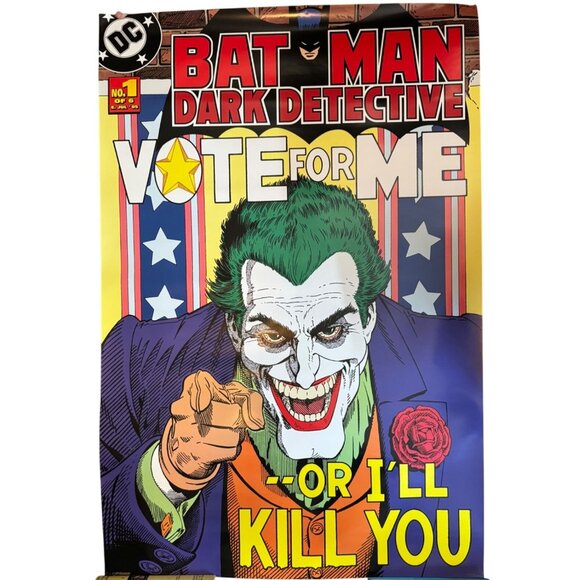 Batman Dark Detective Joker Poster By Pyramid 24" X 36" 2005 DC Comics Edition - Picture 1 of 5